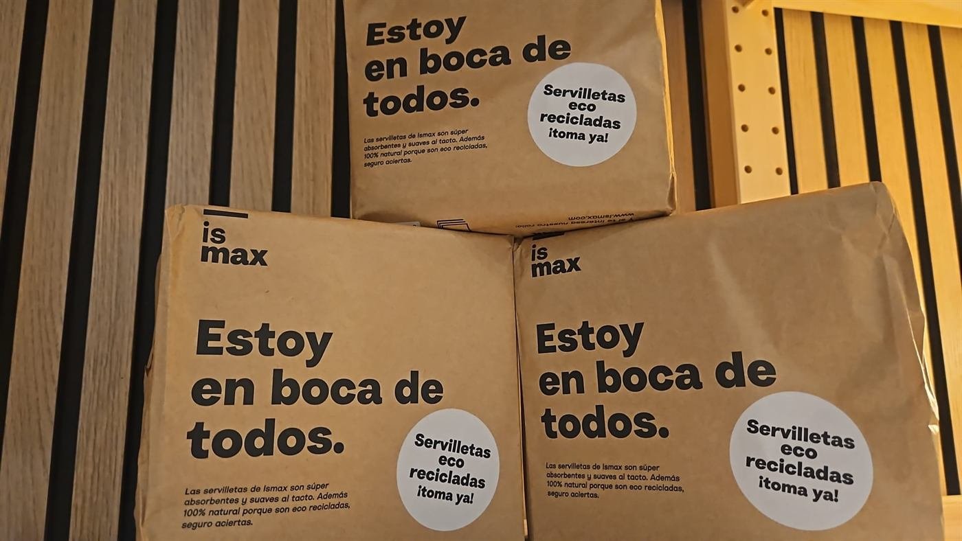 Servilletas Ismax eco recicladas