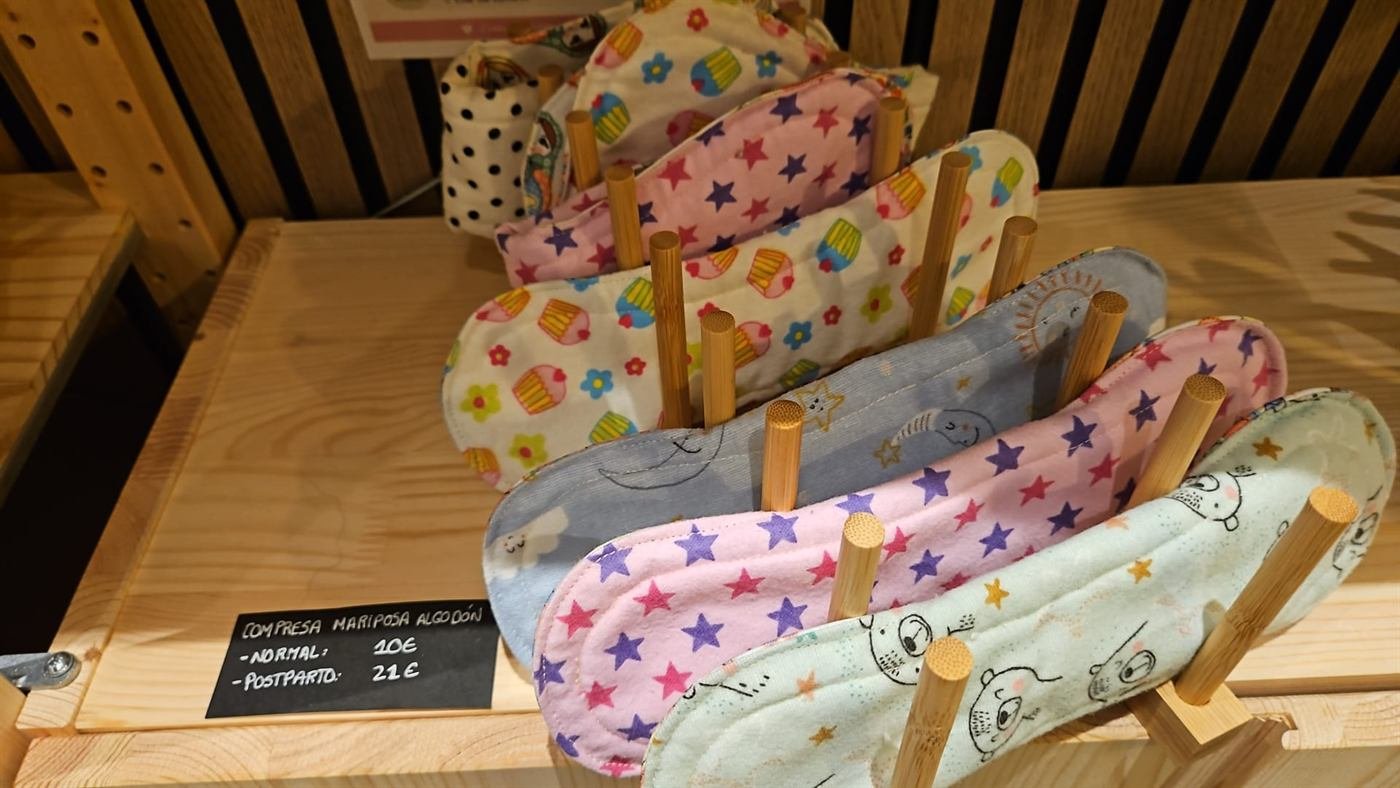 Compresas de tela reutilizables